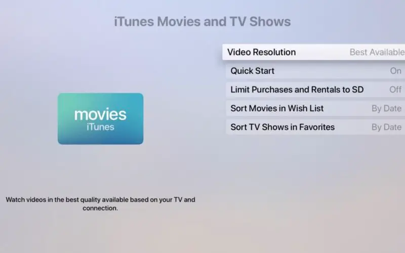 Come personalizzare le impostazioni dell'applicazione Apple TV per Musica, TV, Spettacoli e Podcast