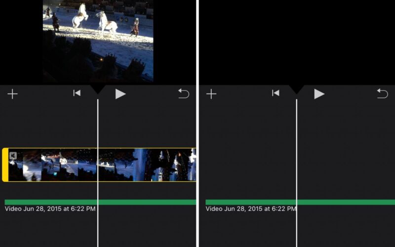 Come rimuovere il video e mantenere l'audio in iMovie