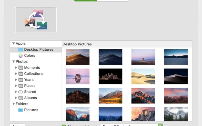 Dove trovare gli sfondi desktop predefiniti su Mac