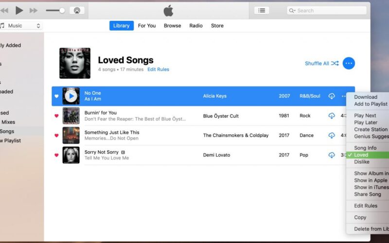 Come creare una Smart Playlist delle vostre canzoni preferite in Apple Music
