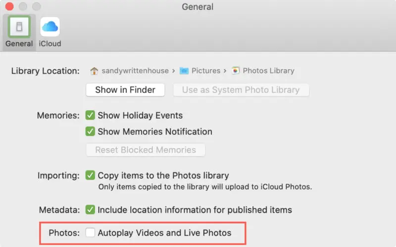 Come disattivare l'autoplay per i video e le foto live nell'applicazione Foto