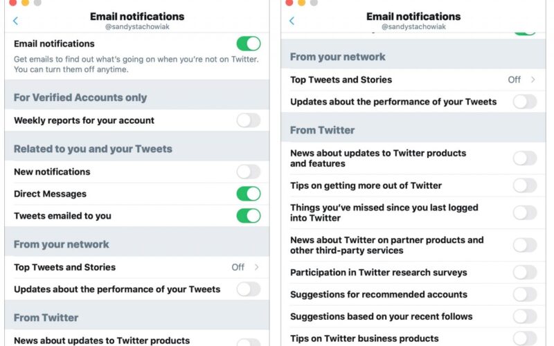 Come personalizzare le notifiche di Twitter su iOS, Mac e web