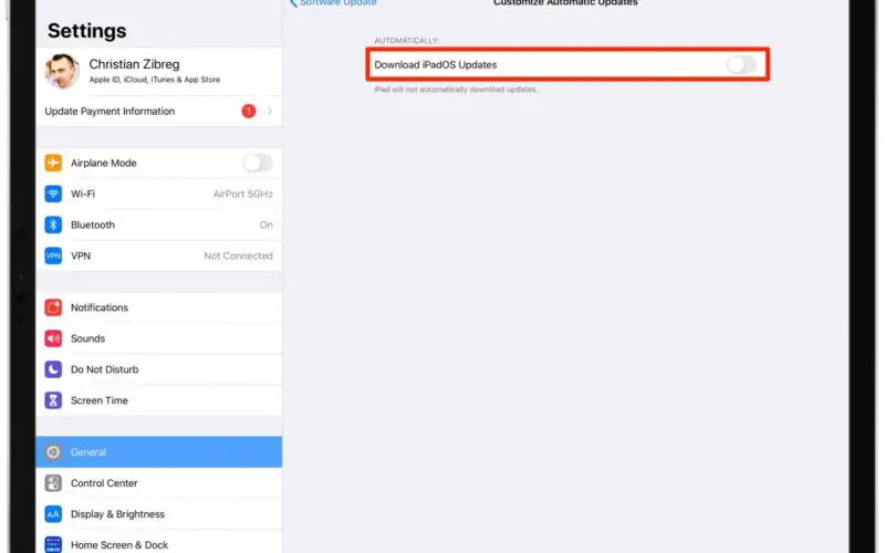 Suggerimento: impedire a iPhone e iPad di scaricare automaticamente gli aggiornamenti del software iOS