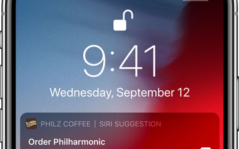 Scegliere quali app possono suggerire scorciatoie Siri sulla schermata di blocco di iPhone
