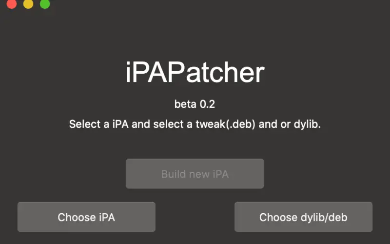 iPAPatcher ti consente di modificare le app prima di caricarle lateralmente, senza bisogno di jailbreak