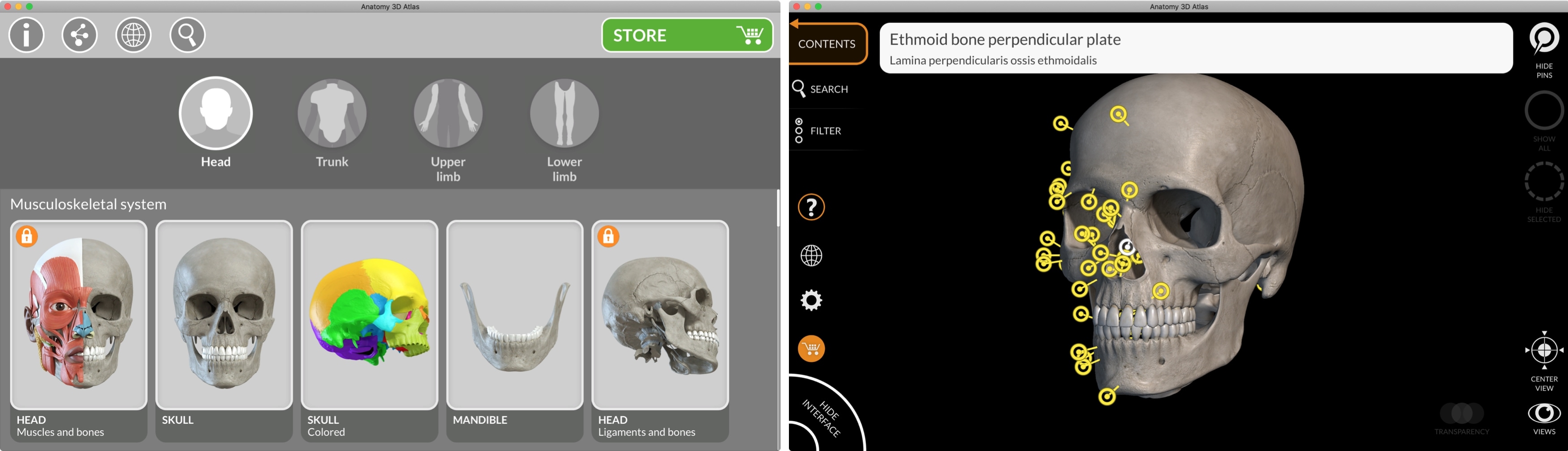 Anatomia 3D Atlas App per Mac