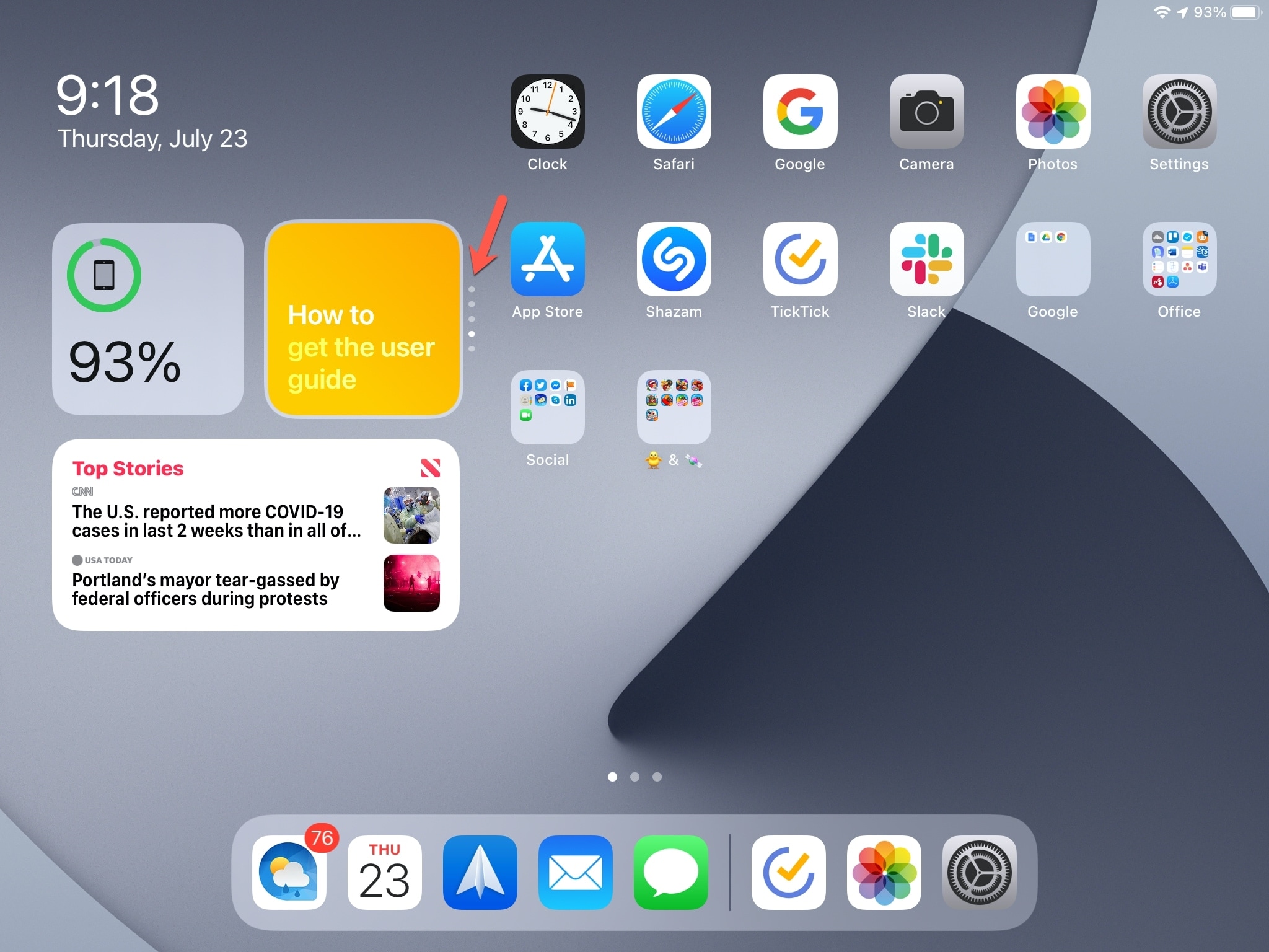 iPad Smart Stack Ruota