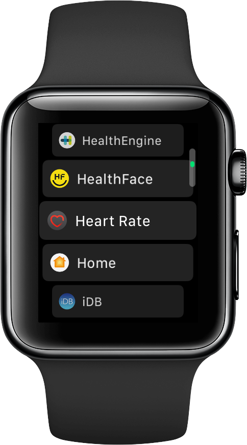 apri l'app Frequenza cardiaca su Apple Watch