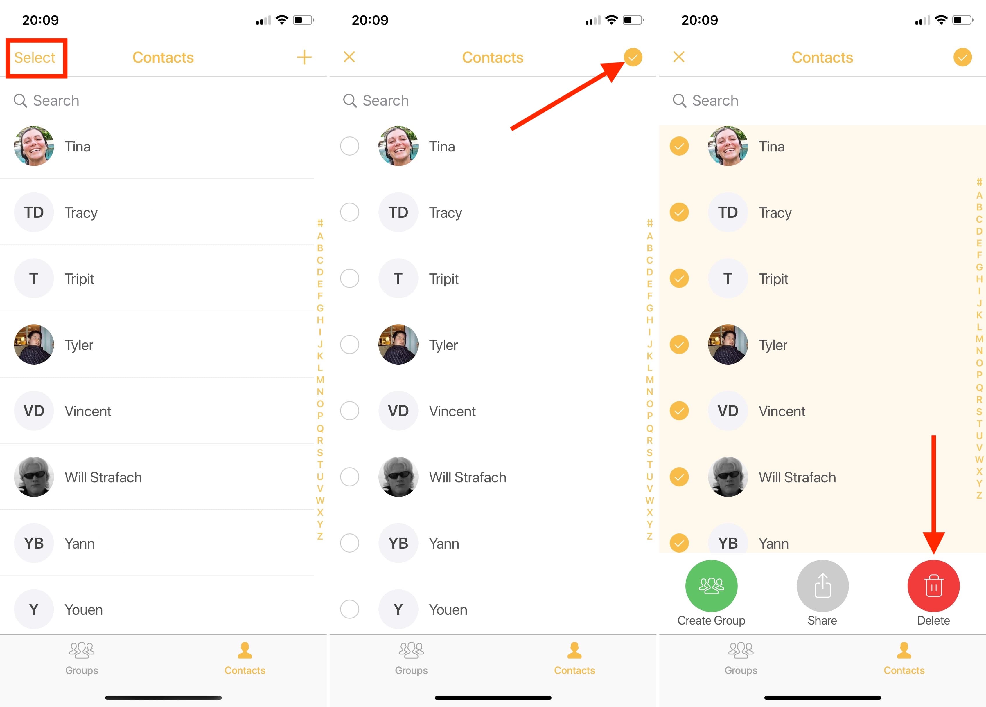 Elimina tutti i contatti su iPhone Elimina tutti i contatti su iPhone