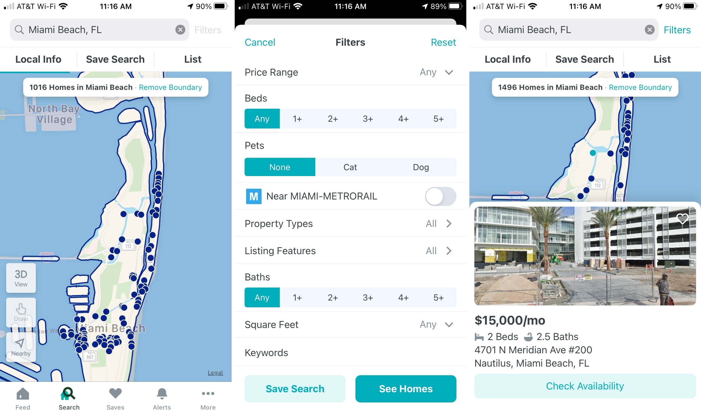 Trulia Rentals su iPhone