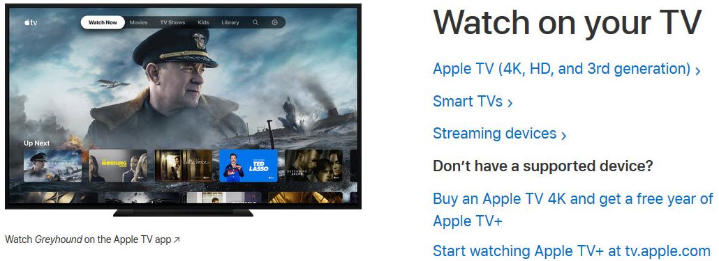 Guarda Apple Music TV Altri dispositivi