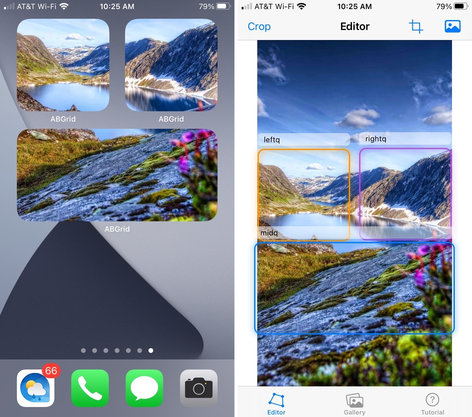 ABGrid su iPhone