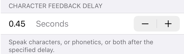 Ritardo feedback personaggio su iPhone