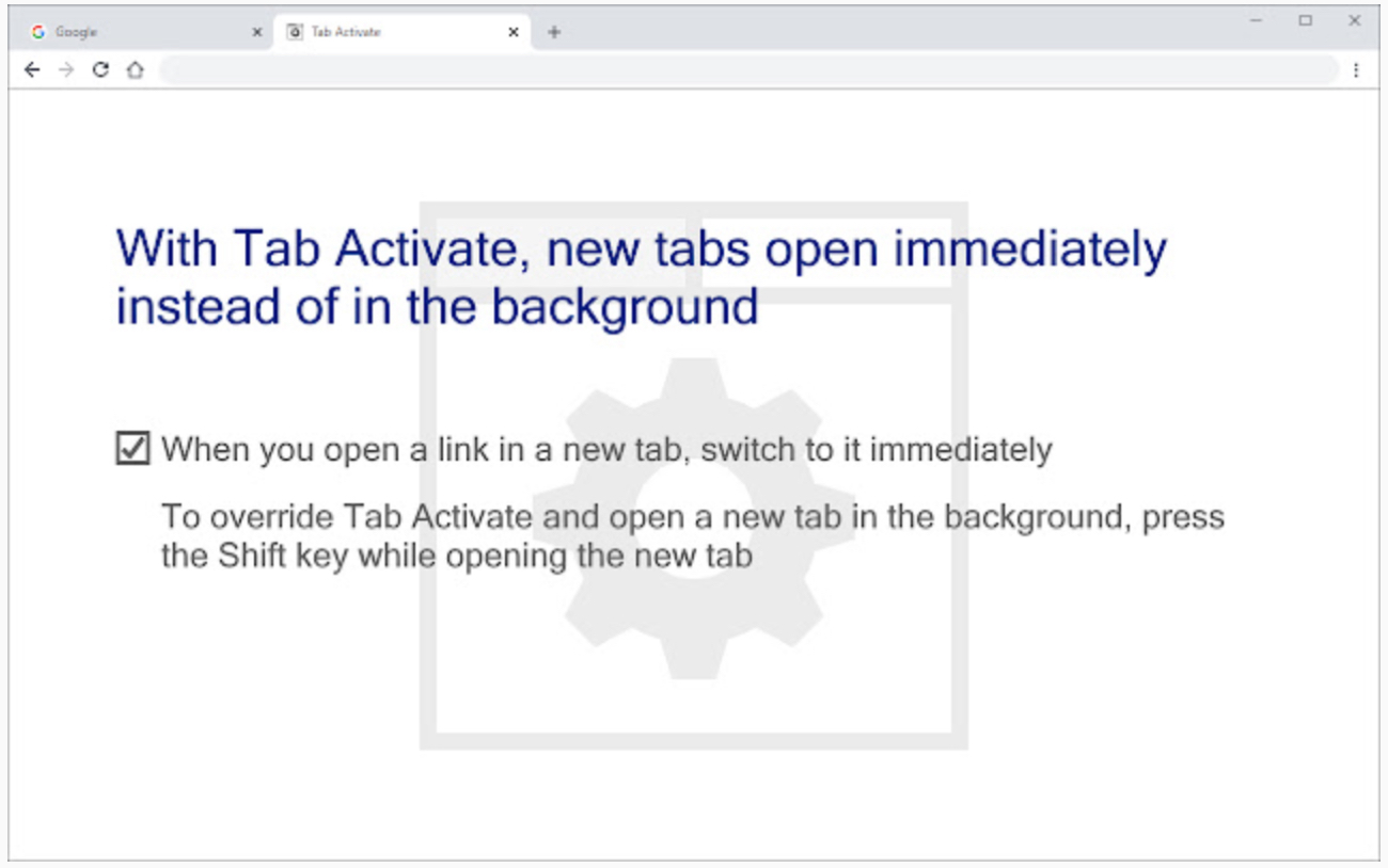Attiva scheda Estensione Chrome