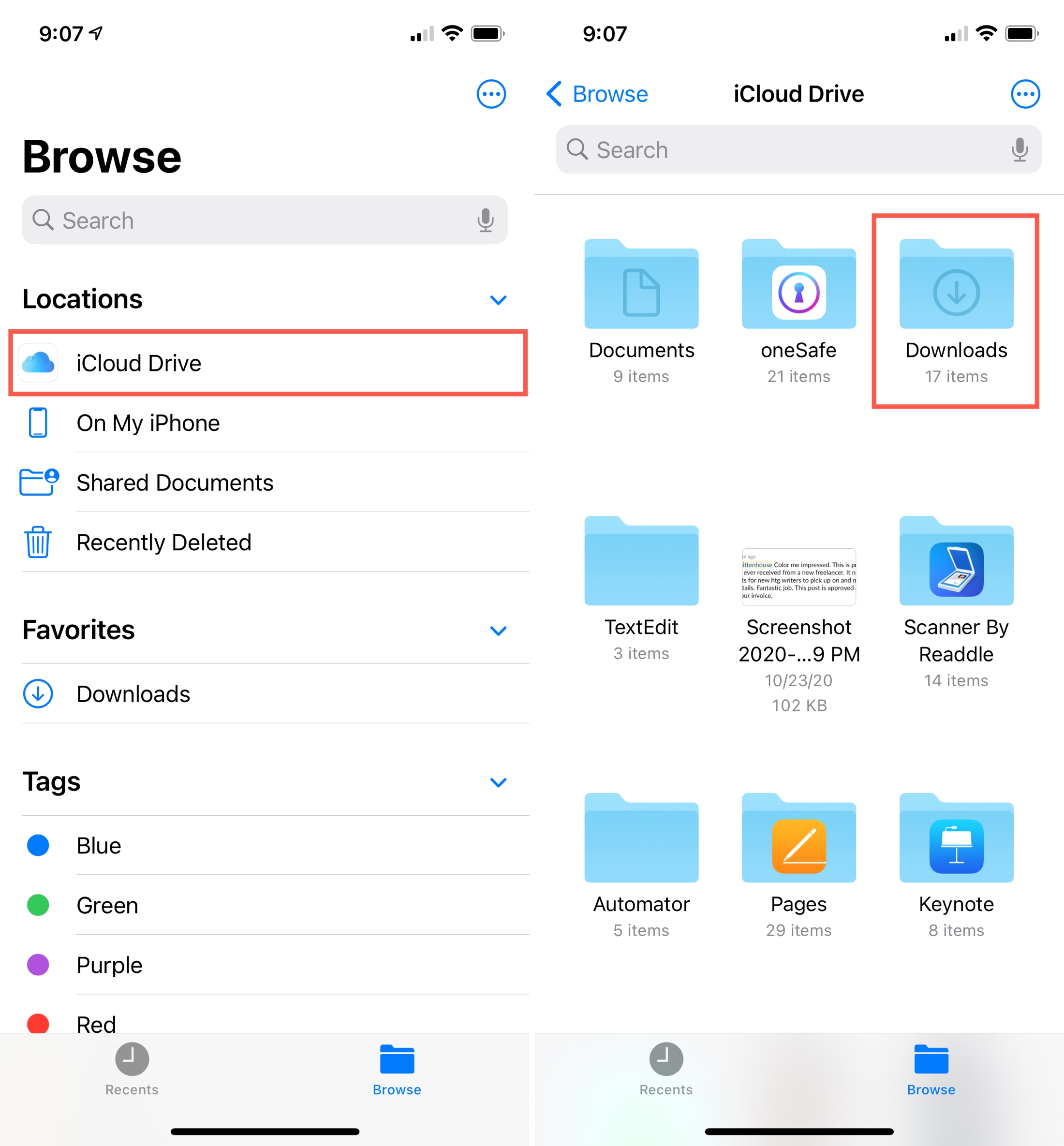 File iCloud Drive Download