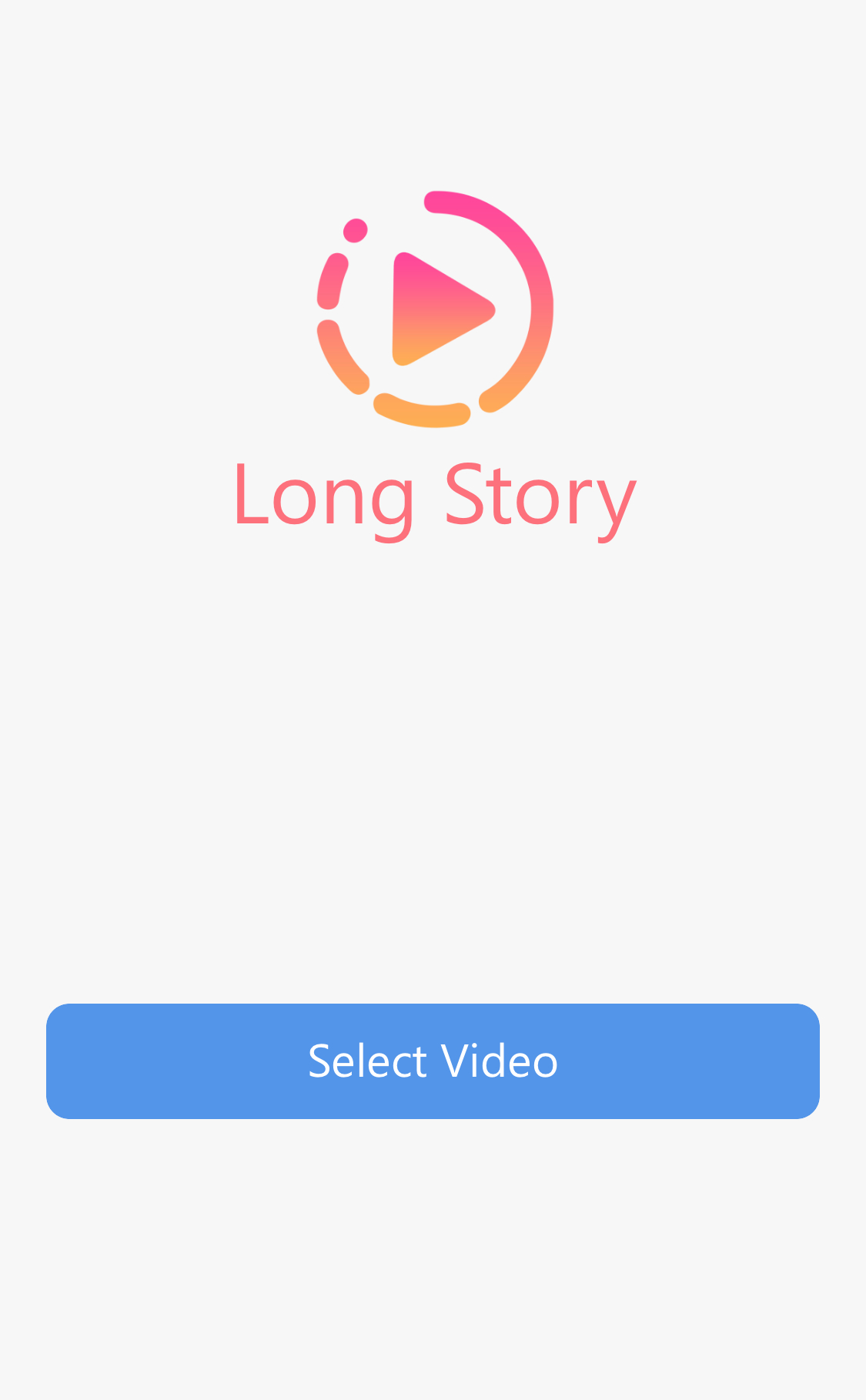 Seleziona il video da dividere per la storia