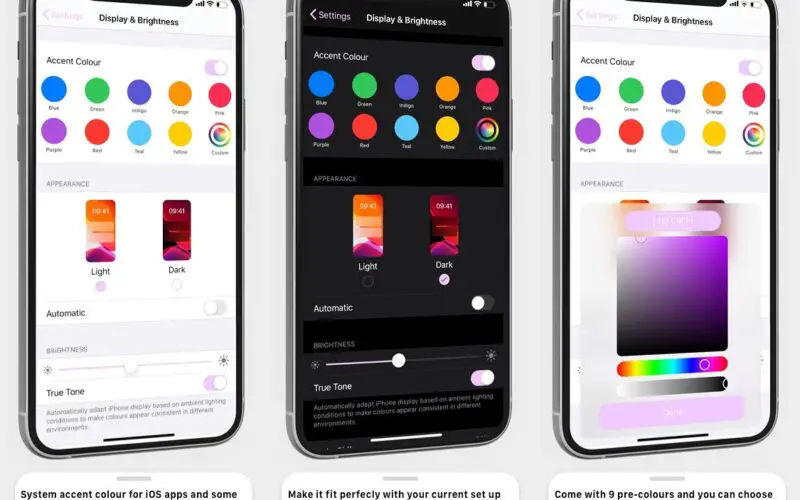 Cambia il colore di accentuazione dell'interfaccia nativa di iOS con Twister