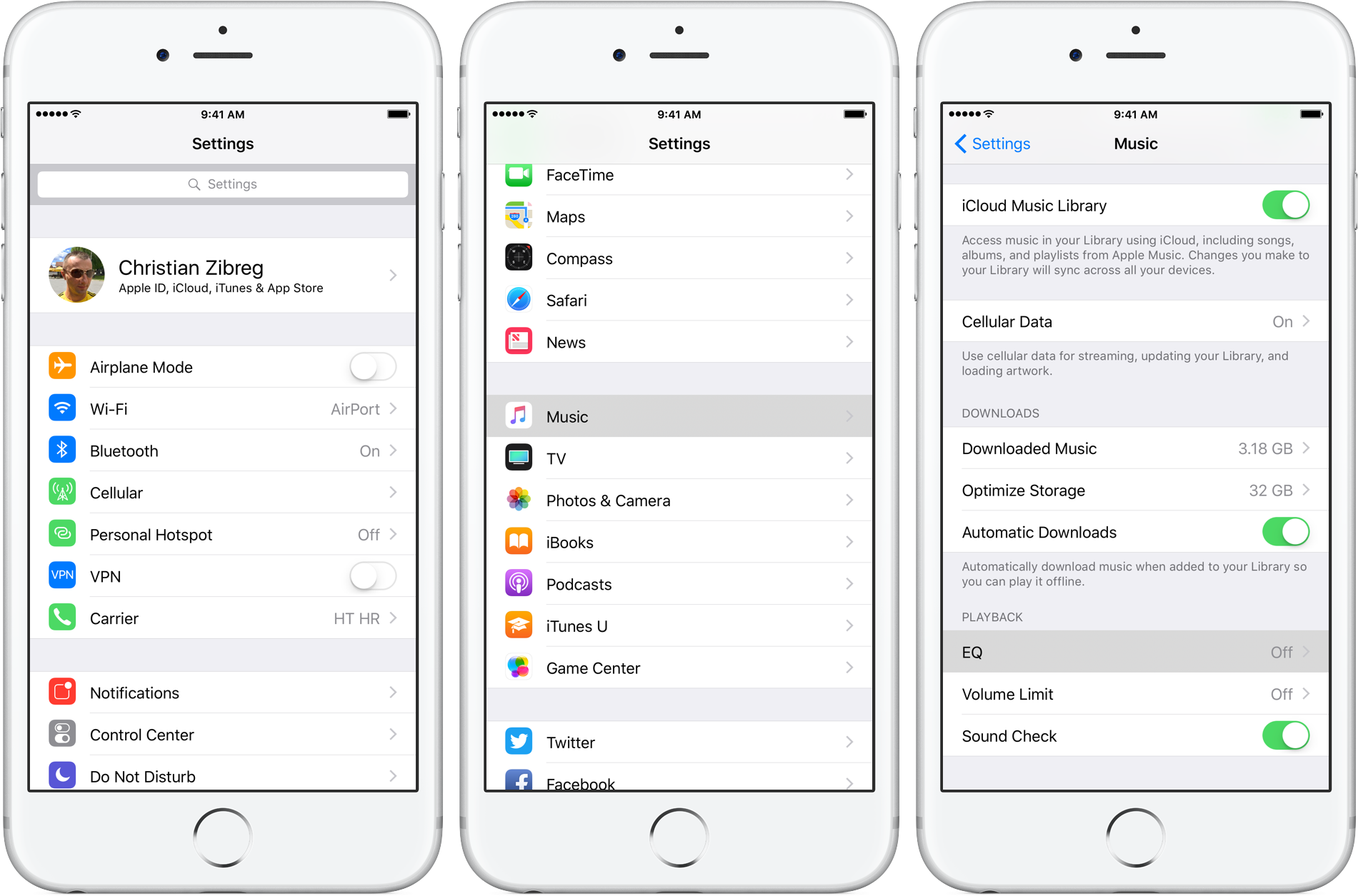 Impostazioni che aumentano il volume dell'altoparlante dell'iPhone