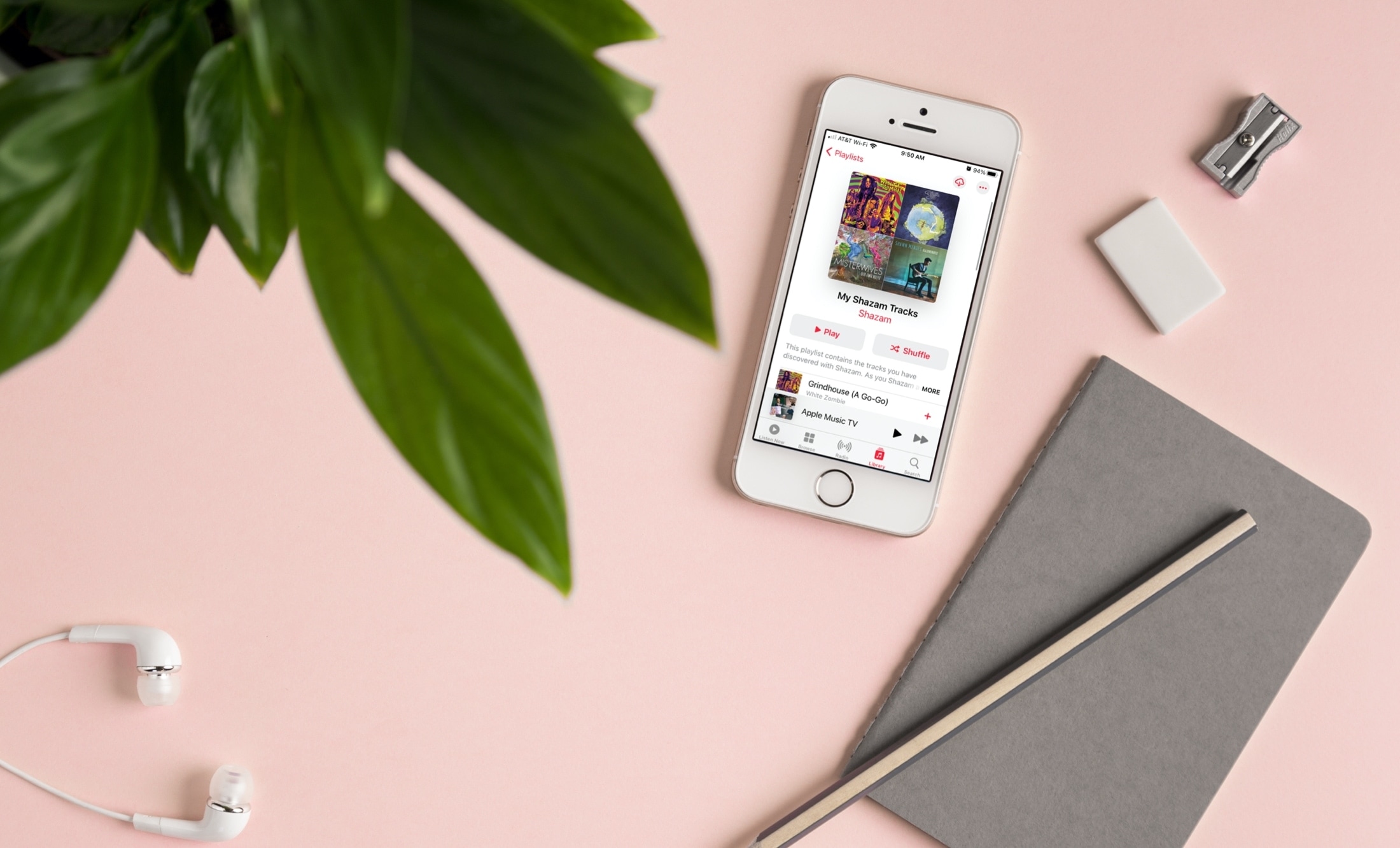 Shazam Condividi playlist su iPhone