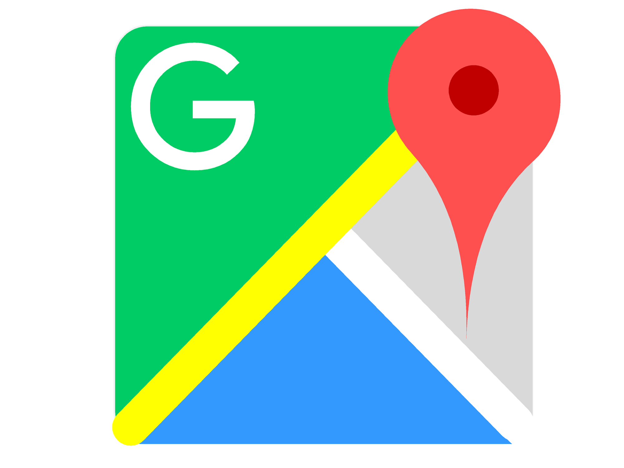 Logo di Google Maps da Pixabay