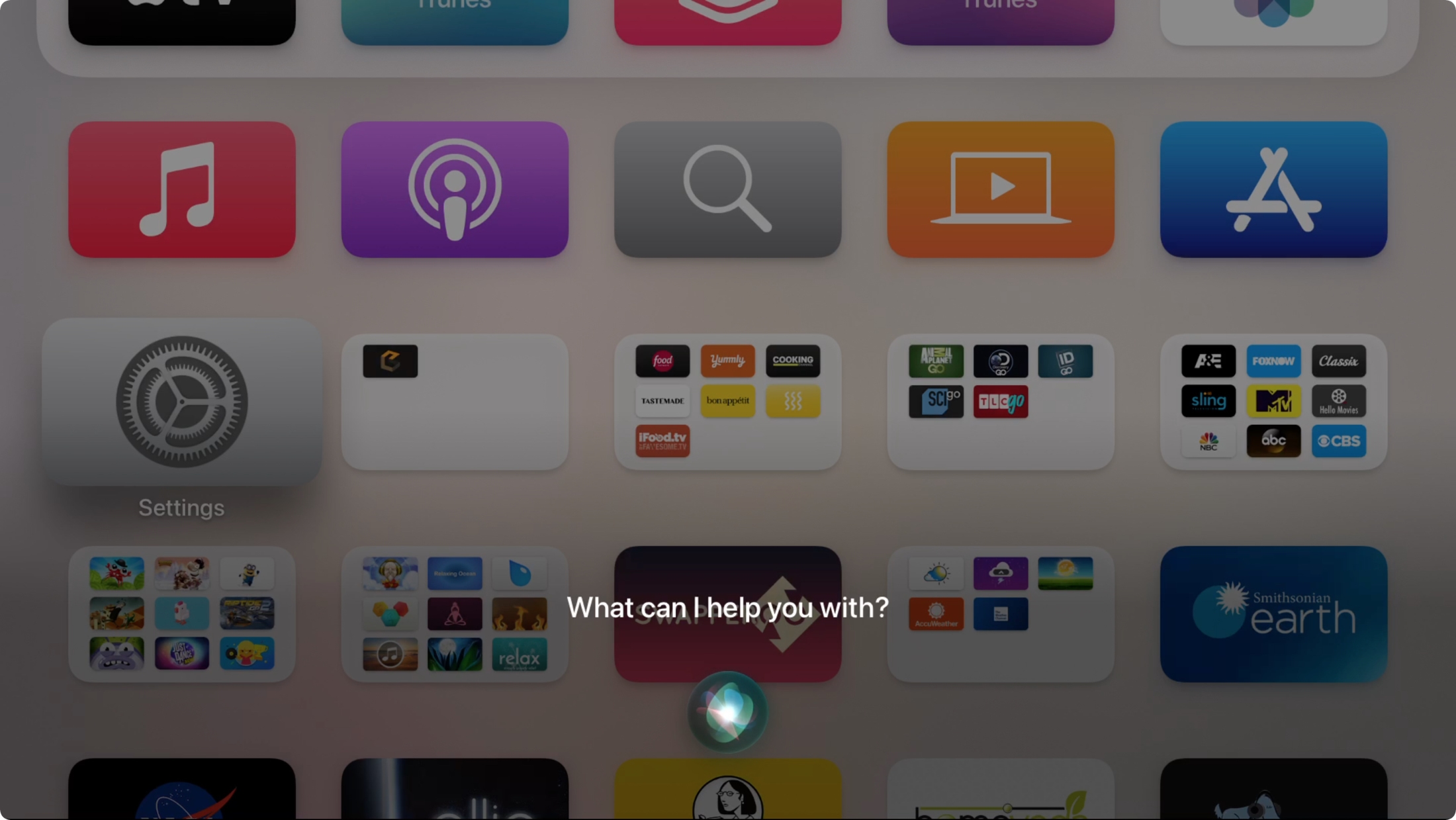 Siri su Apple TV