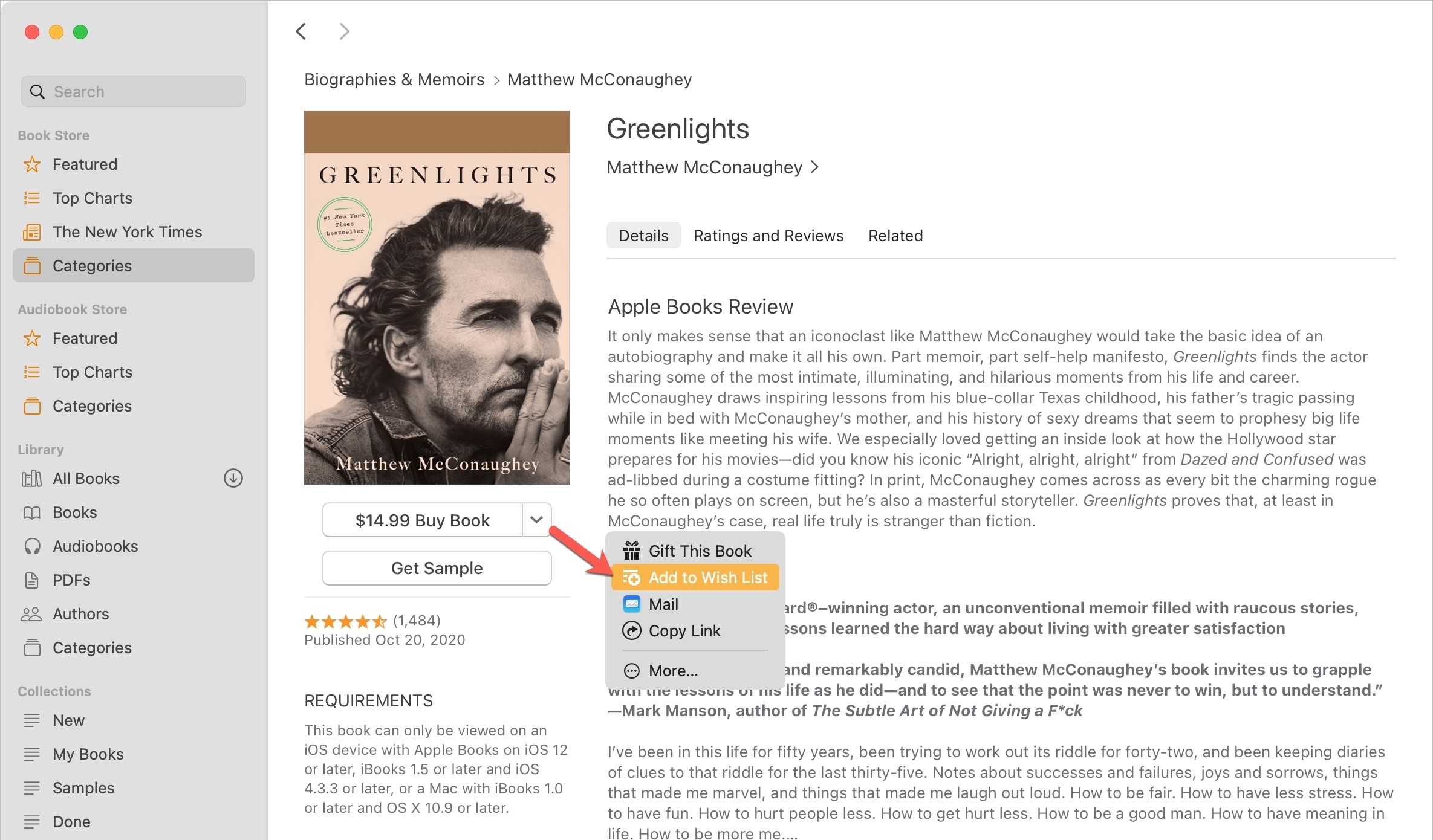 Libri su Mac Aggiungi alla lista dei desideri