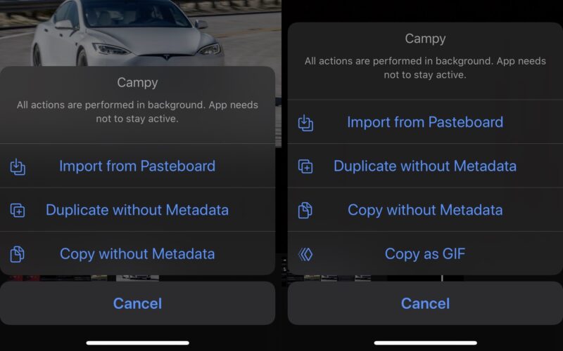 Campy ti consente di fare di più dall'app Foto nativa sul tuo iPhone o iPad