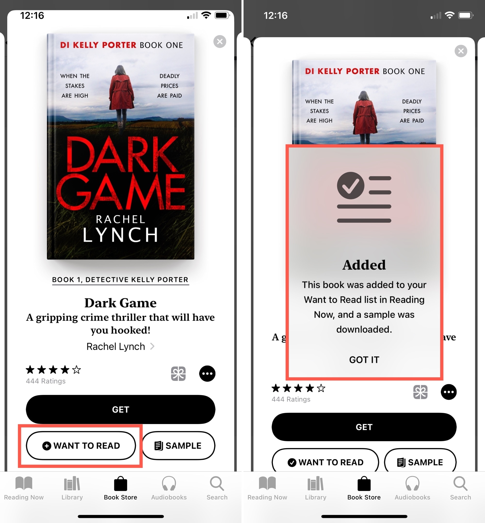 Libri su iPhone Aggiungi da leggere