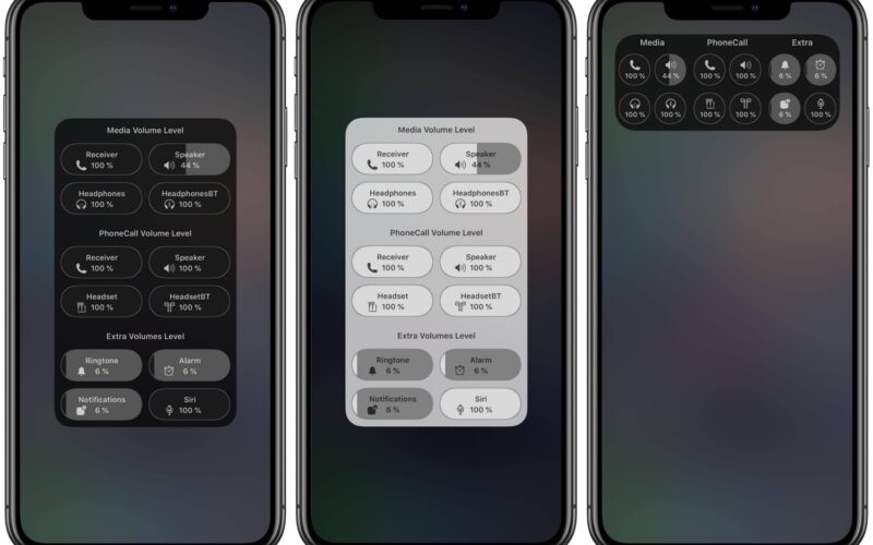 SmartVolumeMixer2 offre un controllo continuo su tutti i diversi livelli di volume del tuo iPhone