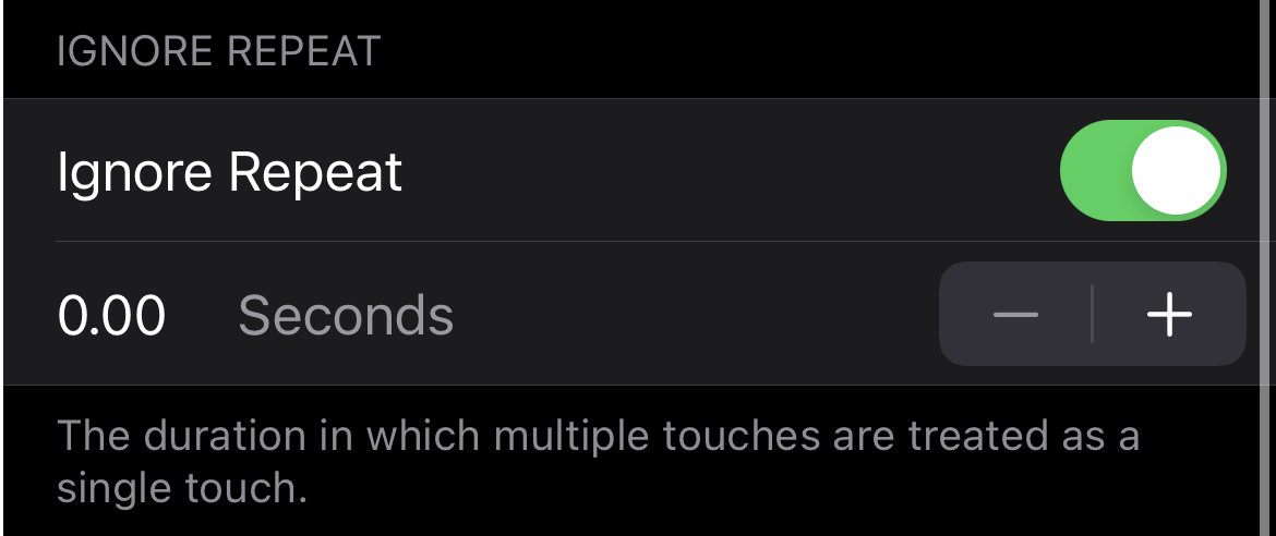 Guarda Ignora Ripeti su iPhone