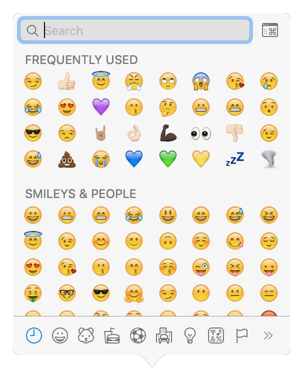 Tastiera Emoji per Mac
