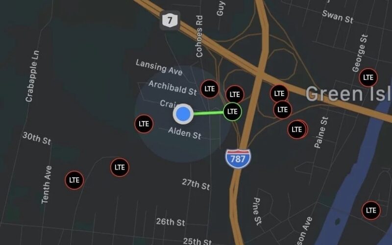 Signal Reborn mappa tutti i ripetitori cellulari nelle vicinanze utilizzati dal tuo iPhone jailbroken