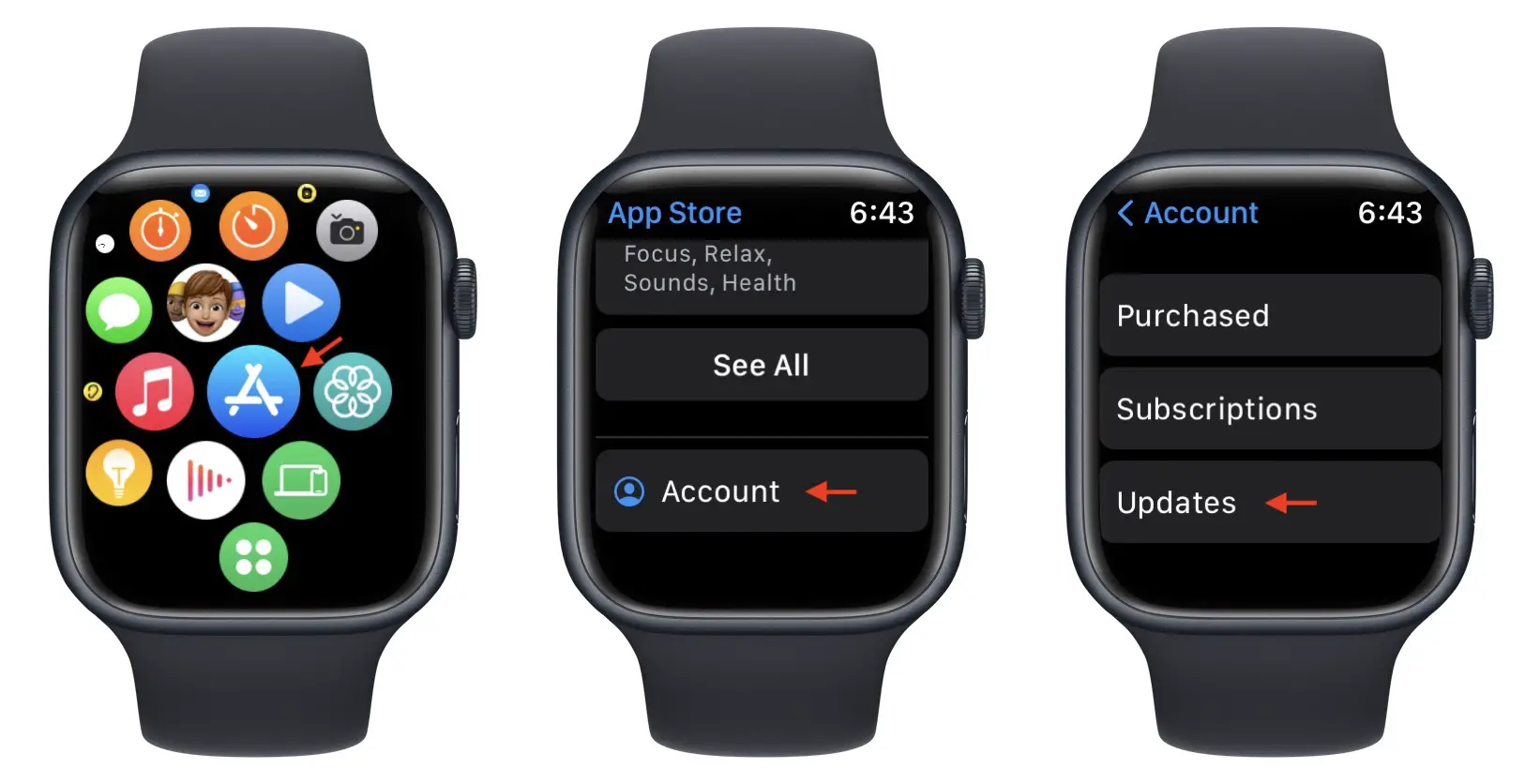 Aggiorna le app di Apple Watch direttamente dall'orologio