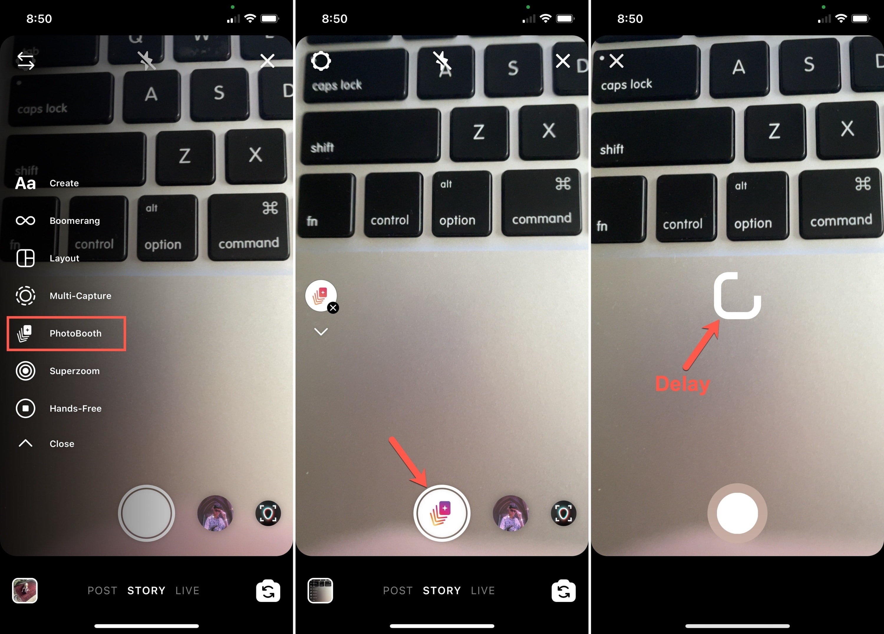 Acquisizione PhotoBooth di Instagram