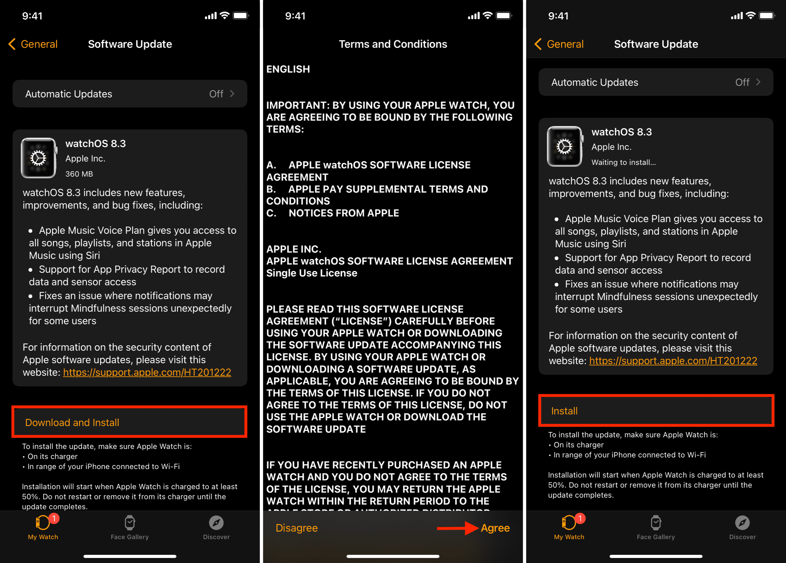 Scarica e installa l'aggiornamento di Apple Watch App Watch