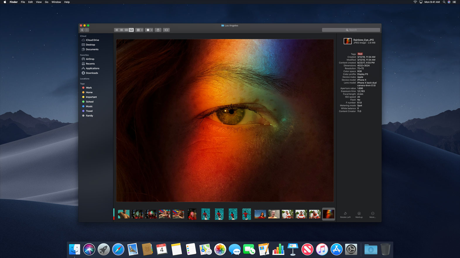 La vista Galleria su macOS Mojave sostituisce la precedente modalità Cover Flow