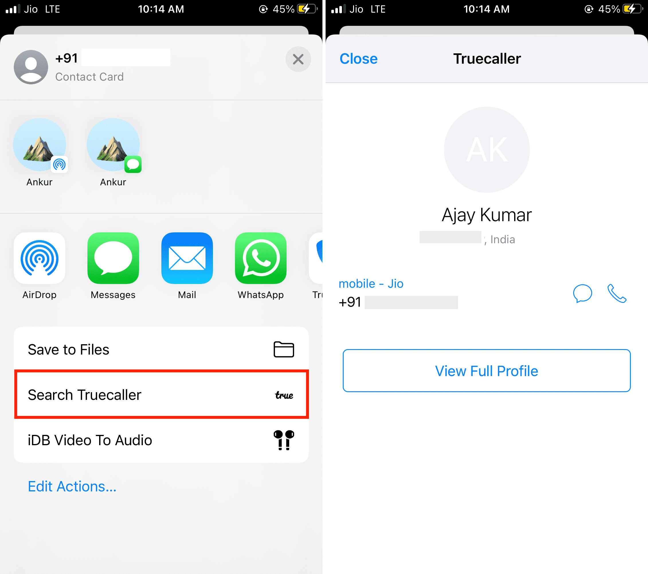 Cerca Truecaller su iPhone