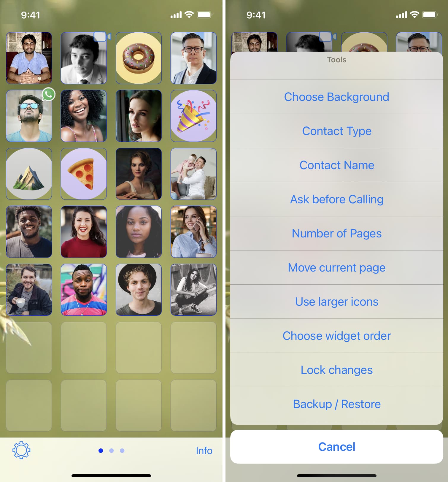 QuickContact - Chiamata One Touch su iPhone