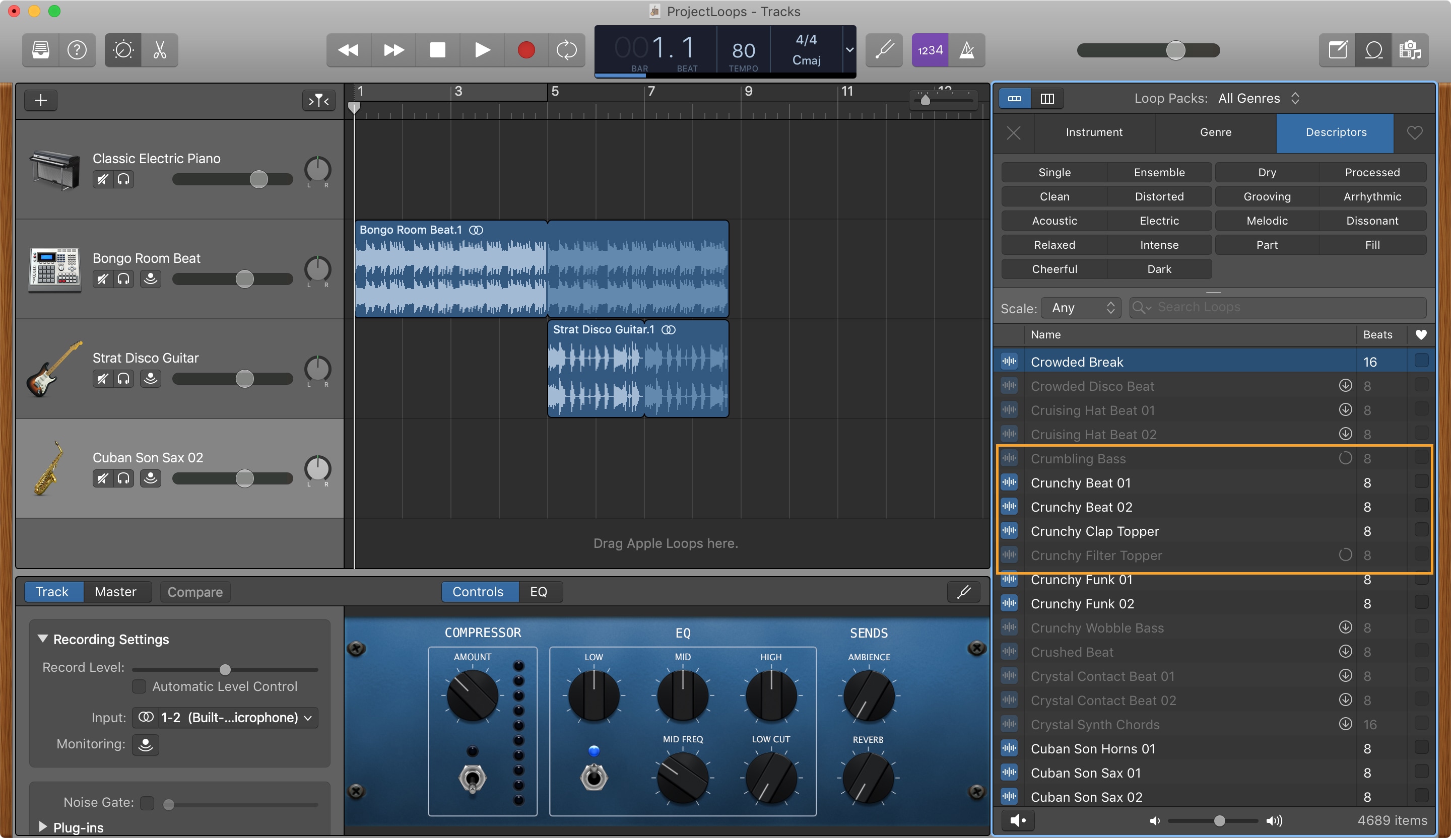 GarageBand Download di Apple Loops per Mac