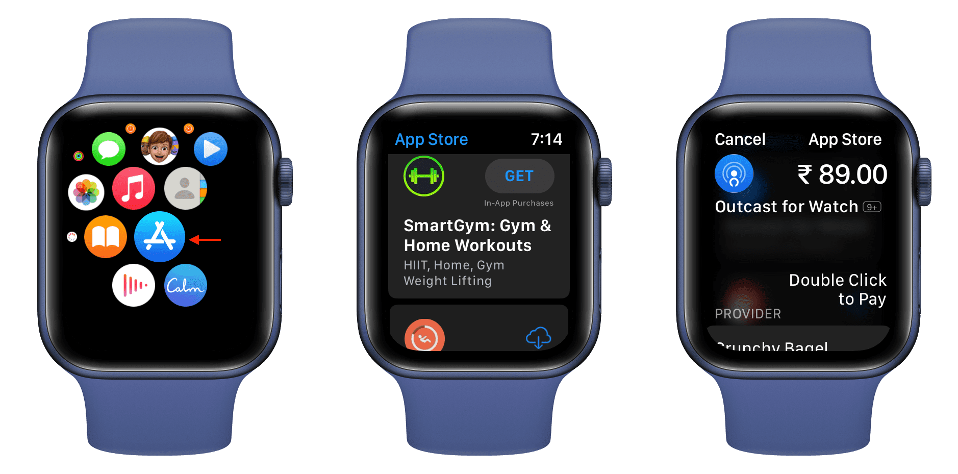 Installa l'app su Apple Watch dal suo App Store