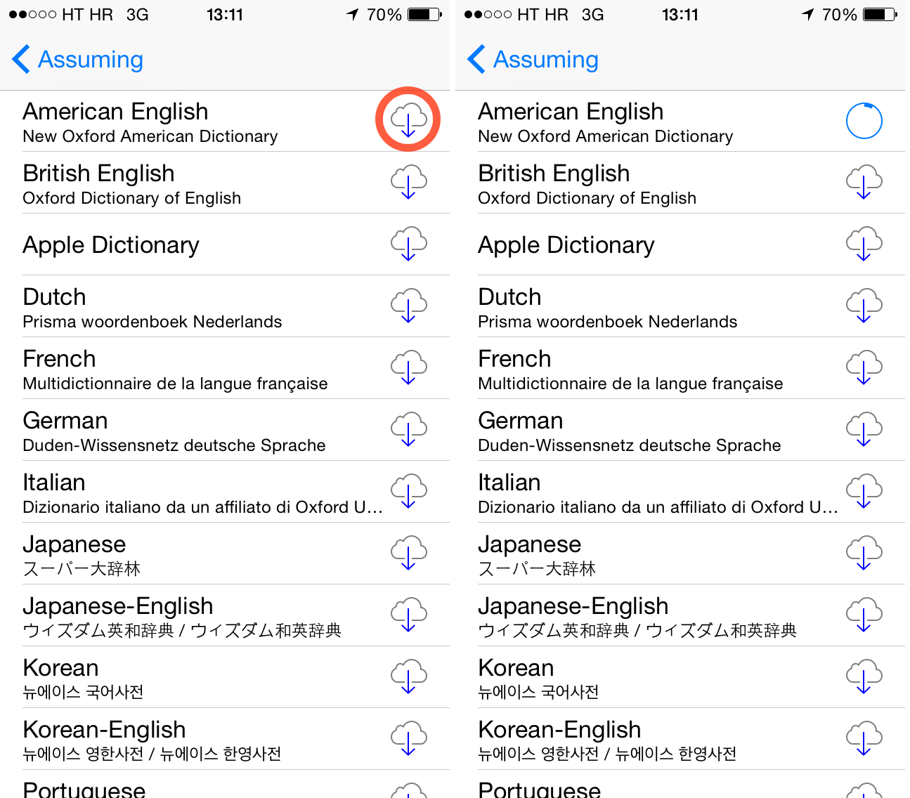 iOS (Definisci parole, howto 003)