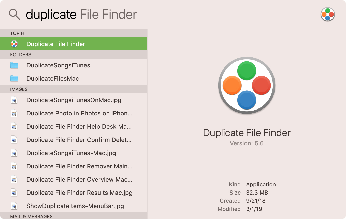 Spotlight Cerca per trovare app su Mac