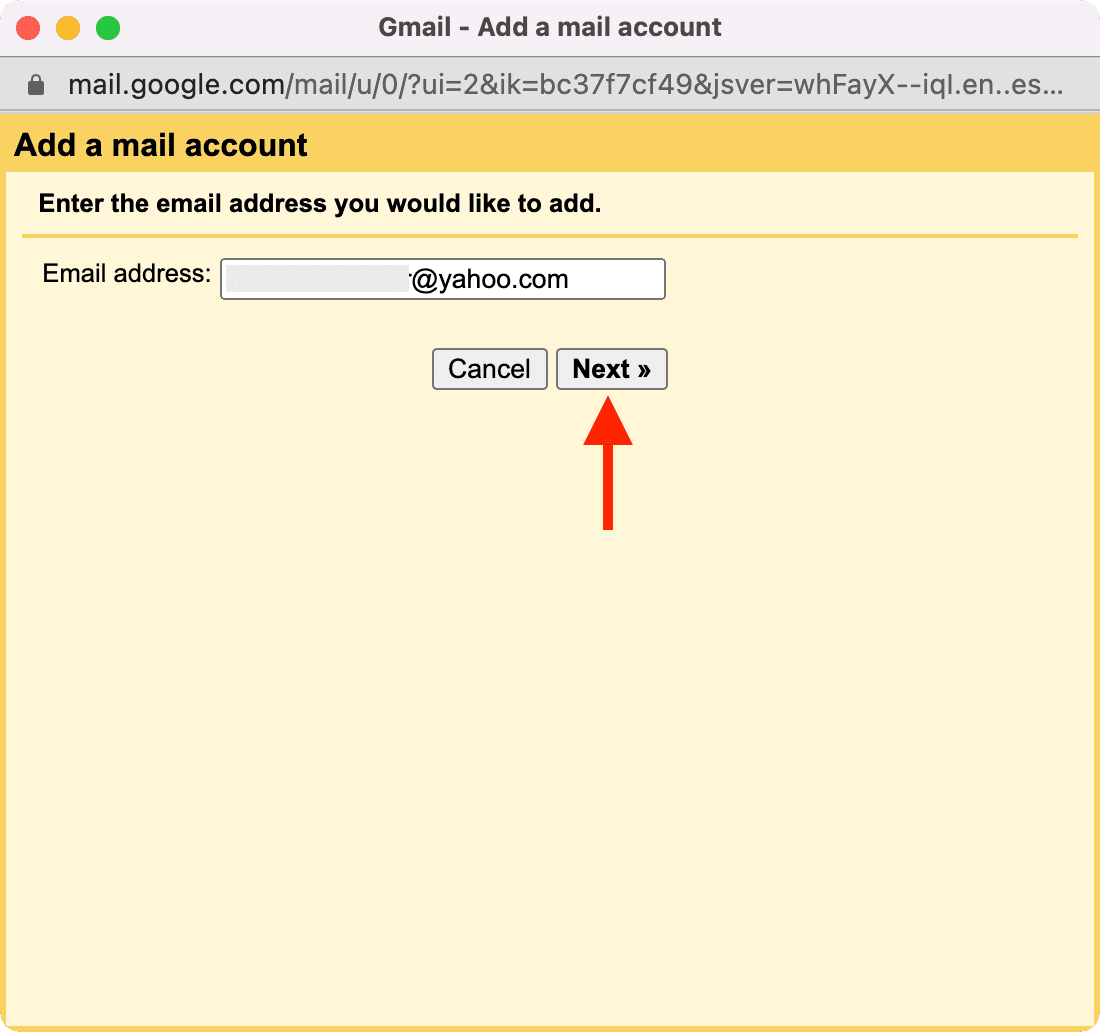 Aggiungi un account di posta non Gmail