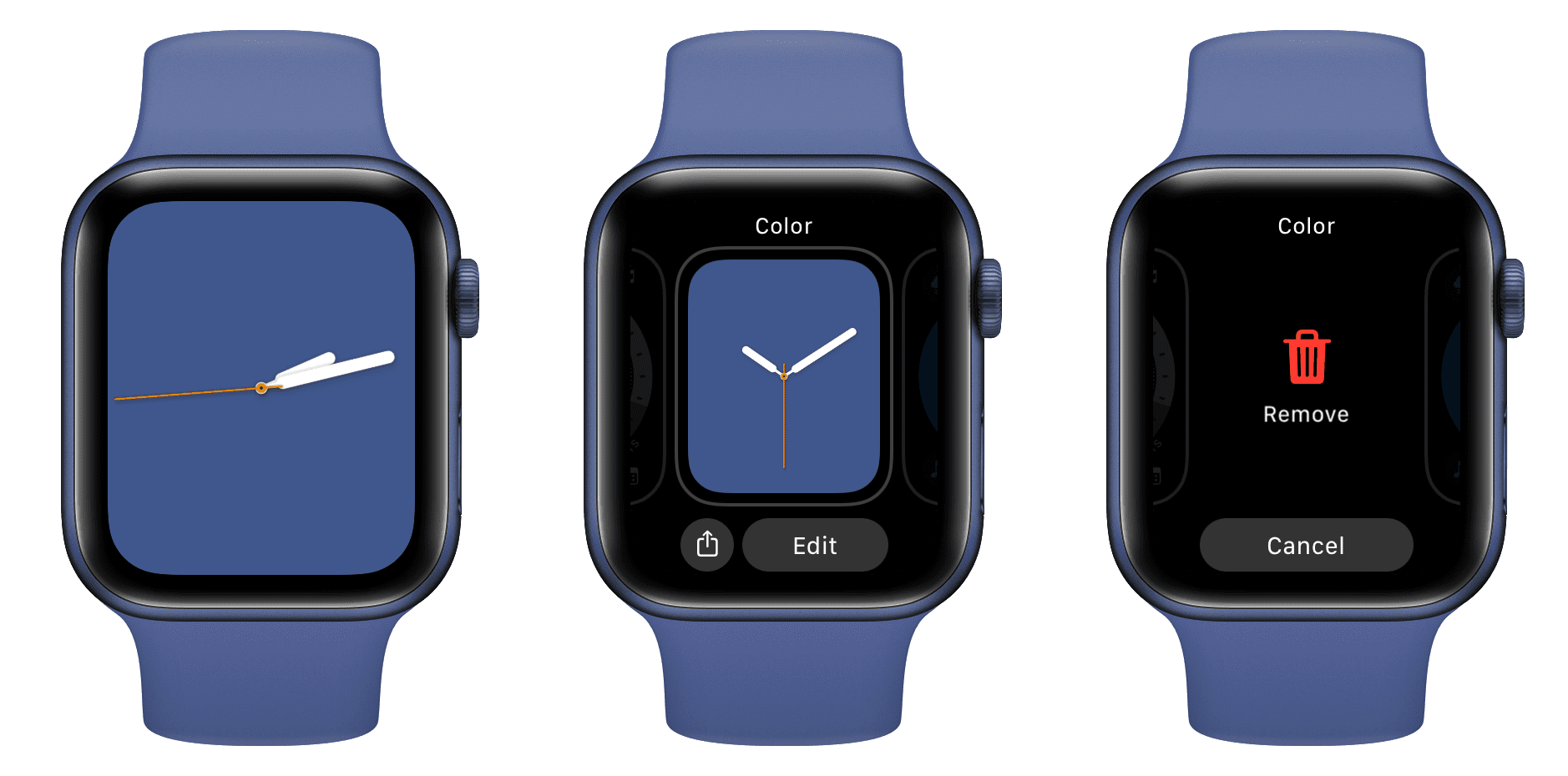 Elimina un quadrante su Apple Watch