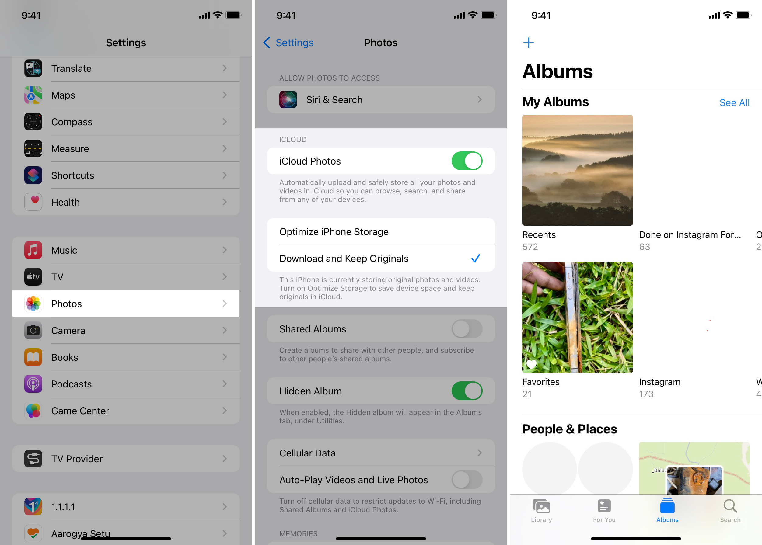 Come ottenere foto da iCloud su iPhone