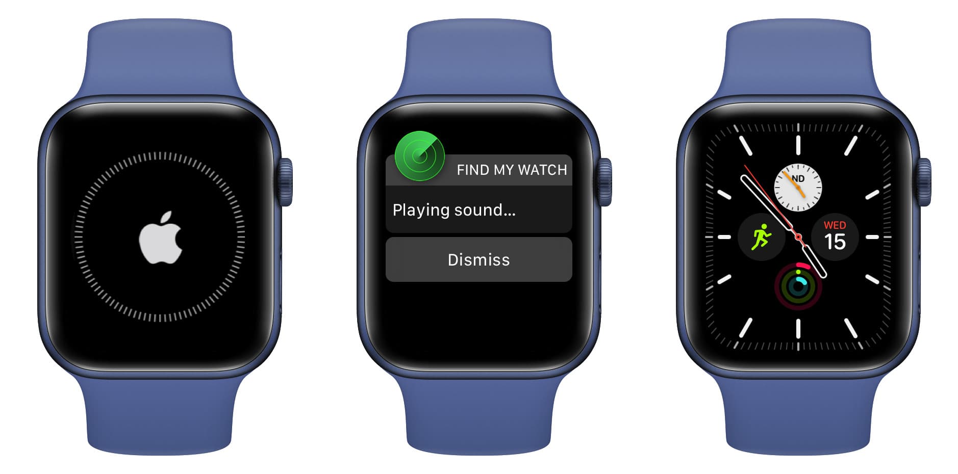 Riproduzione audio su Apple Watch bloccata sul logo Apple