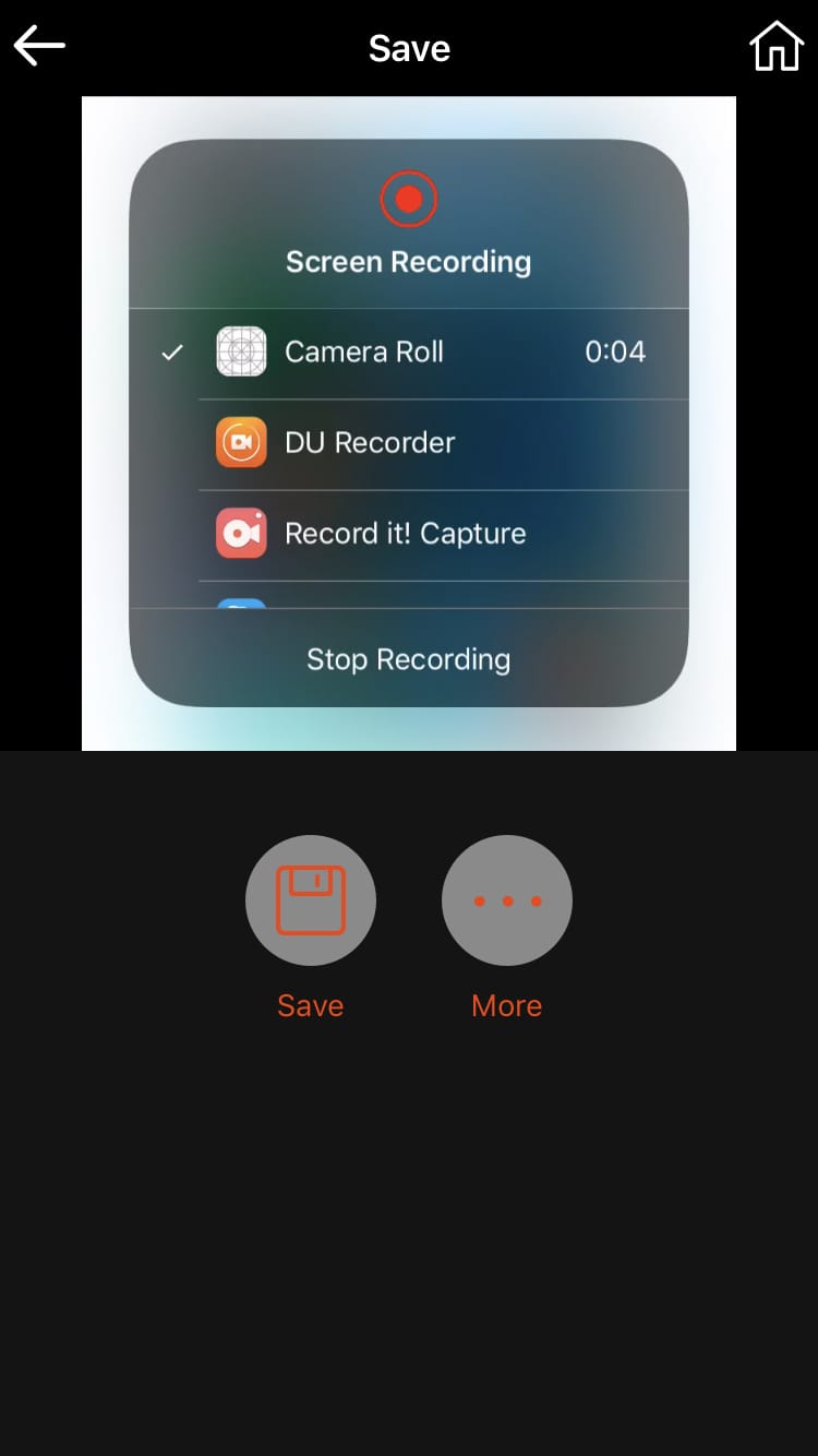 Condividi l'app per il ritaglio di video ritagliati su iPhone