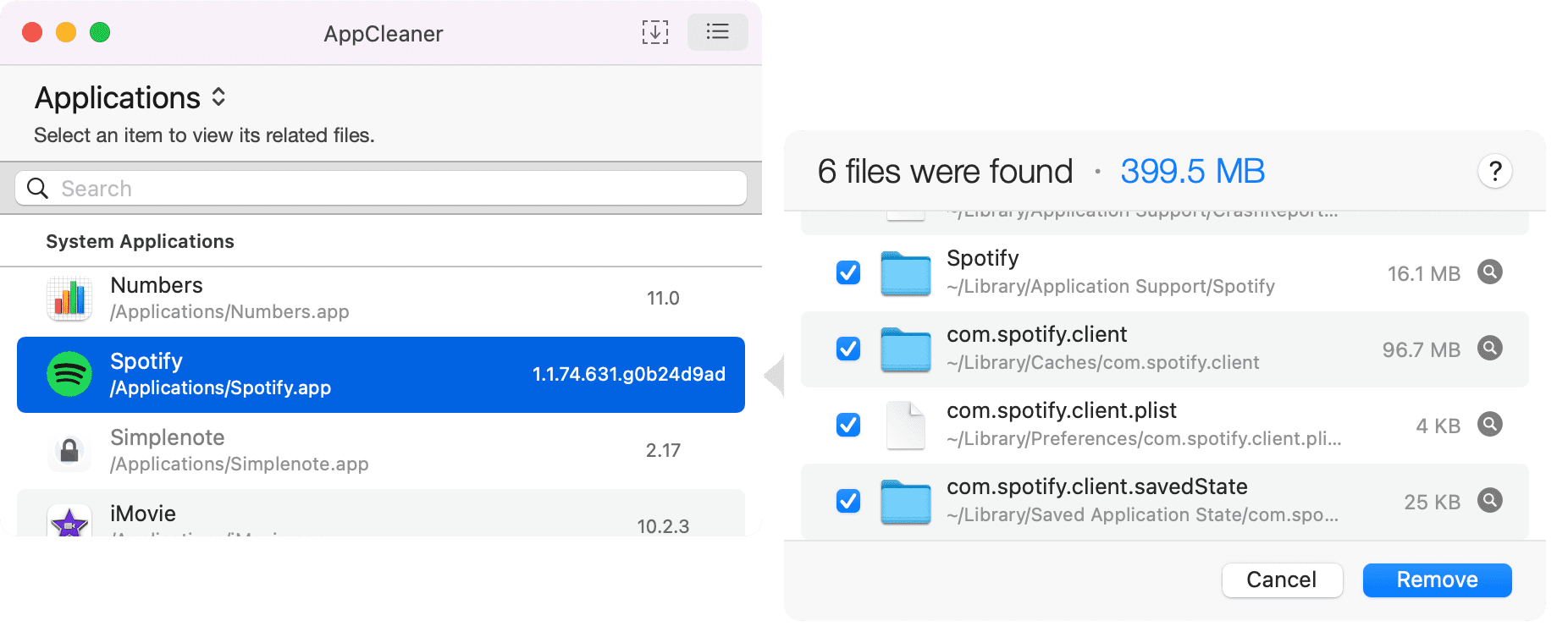 AppCleaner per eliminare app su Mac
