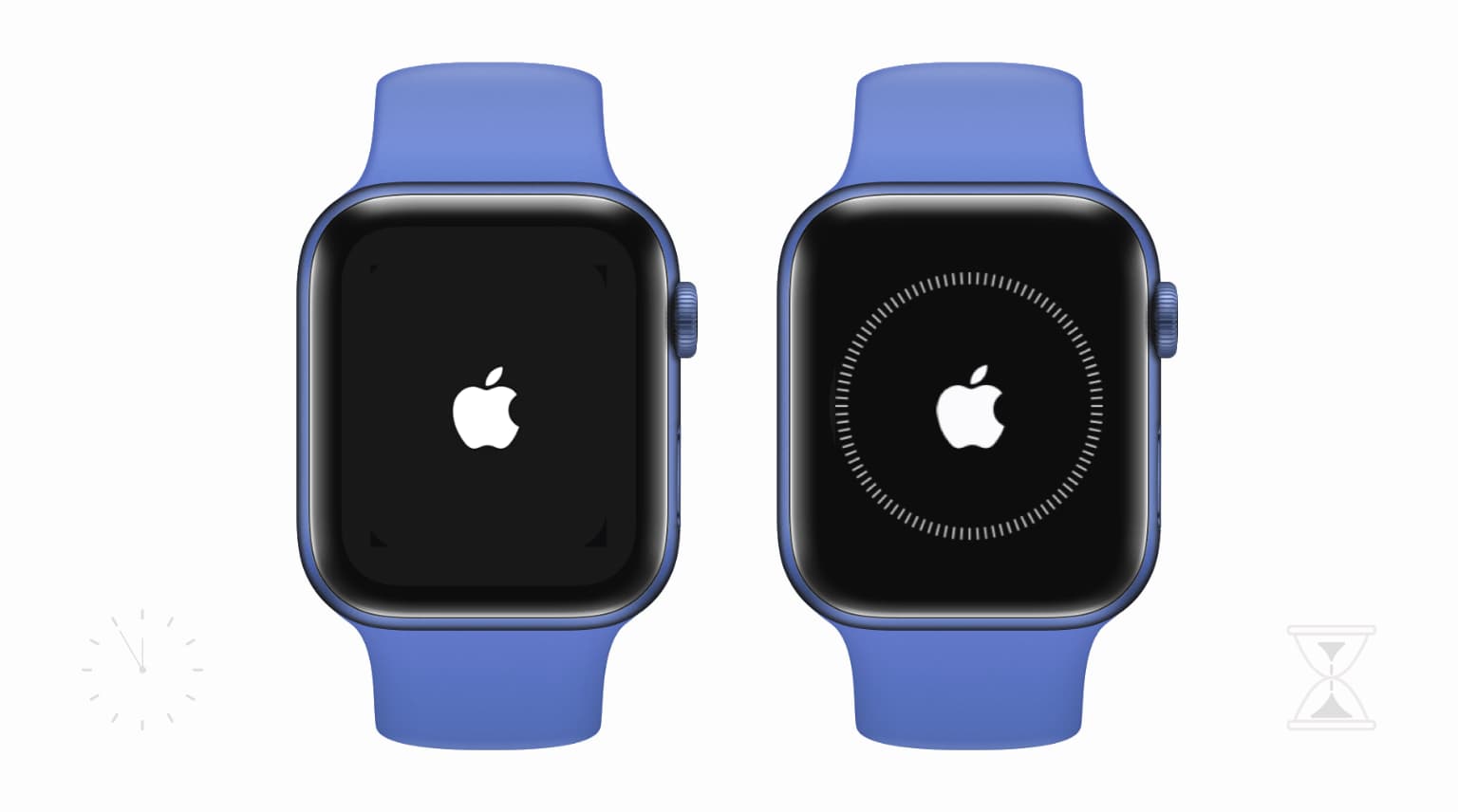 Apple Watch bloccato sul logo Apple e con barra di avanzamento di sincronizzazione circolare