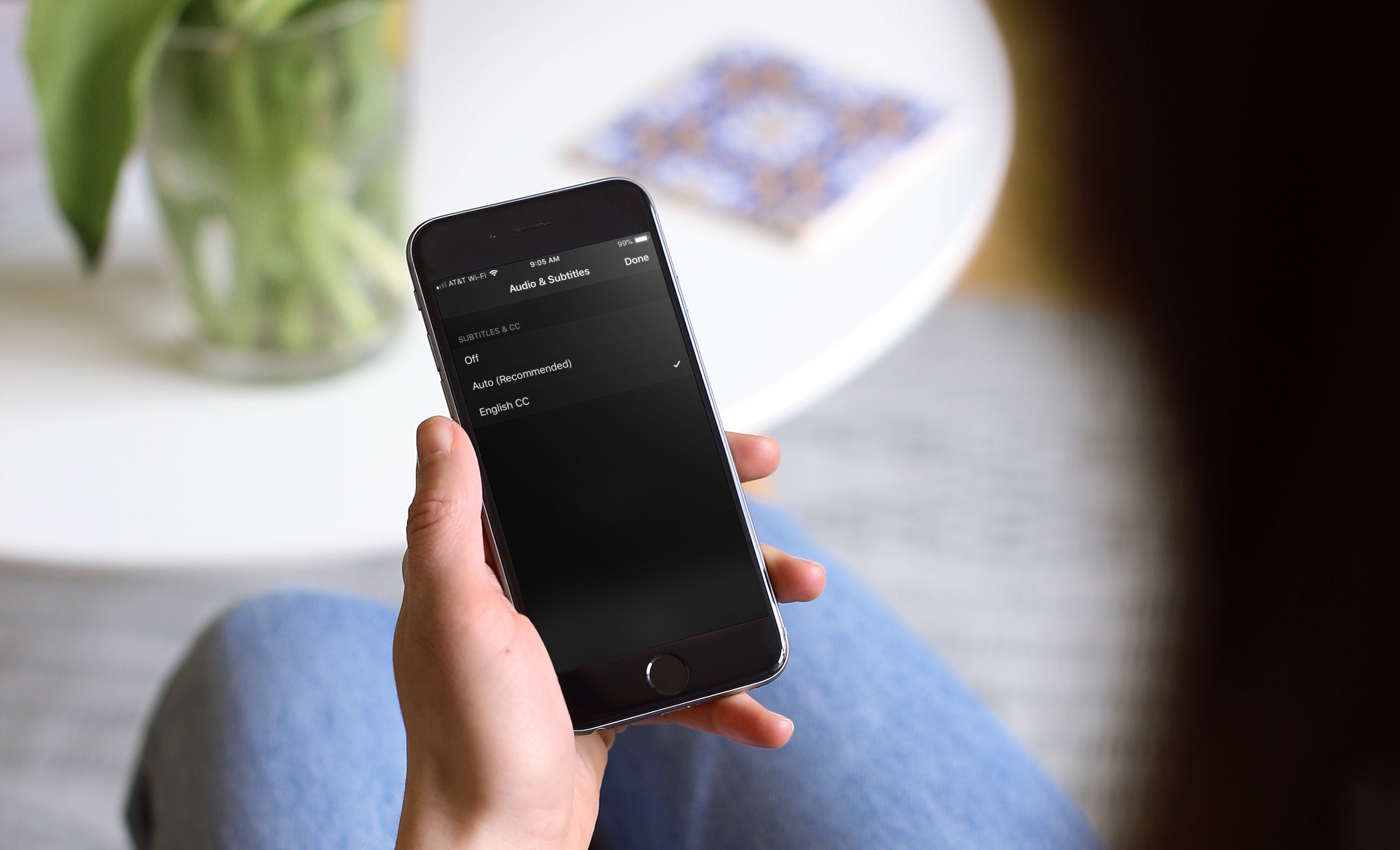 Abilita i sottotitoli su iPhone